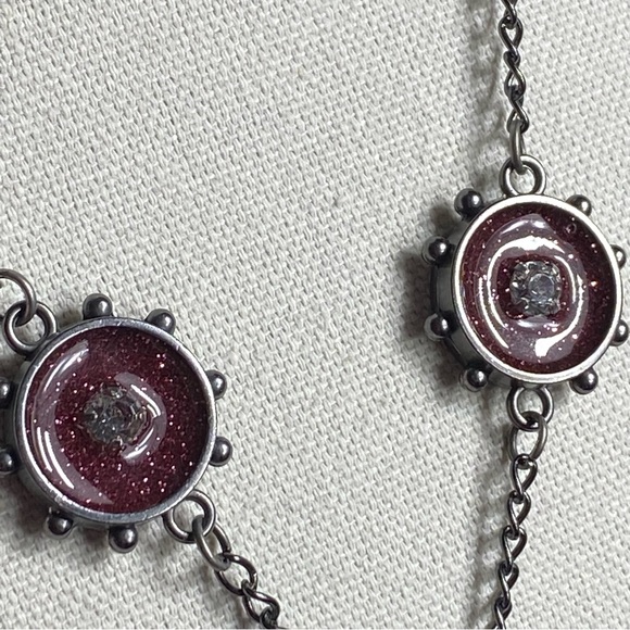 Victorian Girl Believe in Yourself Handcrafted Necklace Sparkly NEW - Picture 10 of 10